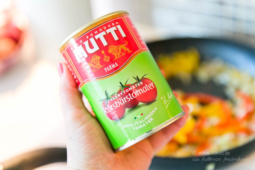 Muttis körsbärstomater till shakshuka recept