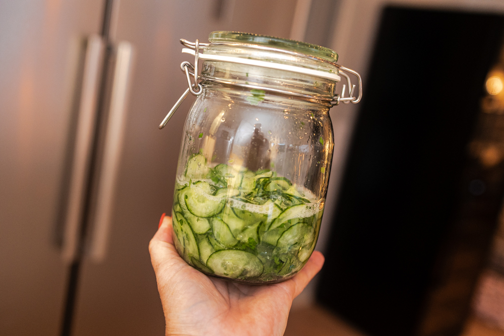 Närbild på kålmaja – saftig blandning av vitkål och köttfärs