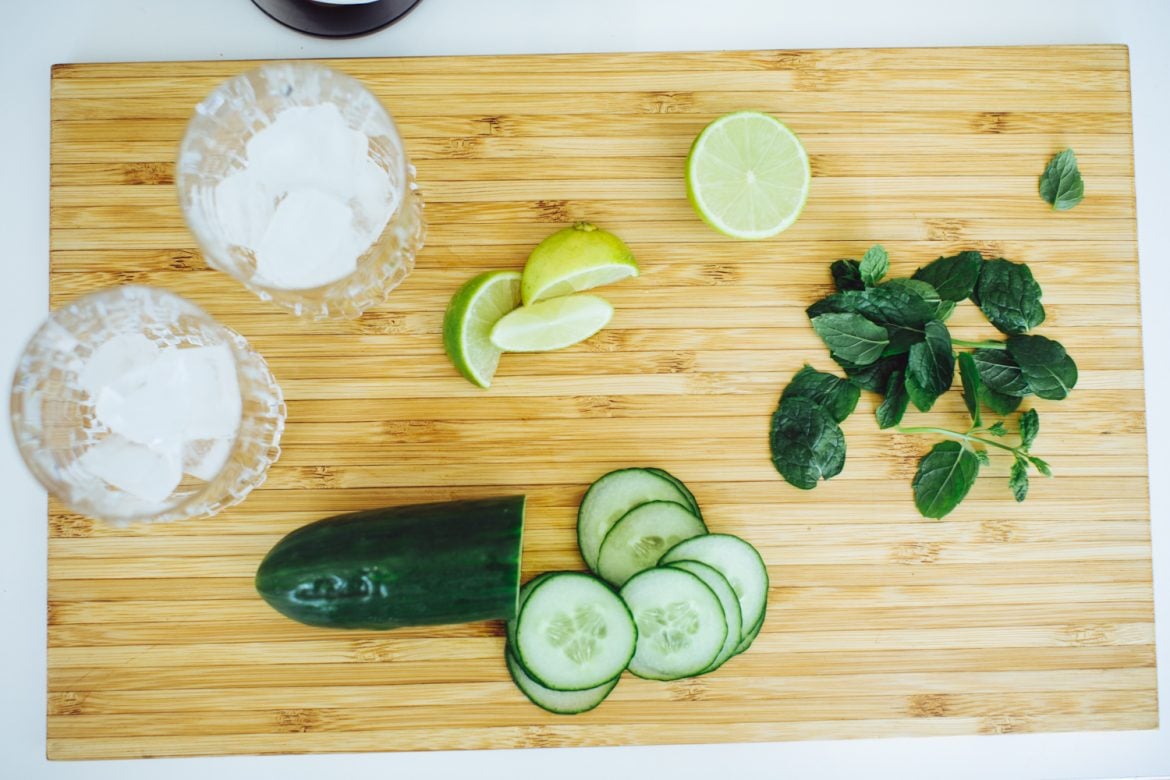 Fredagsdrinken Gurka, mynta och lime GT 56kilo.se Recept