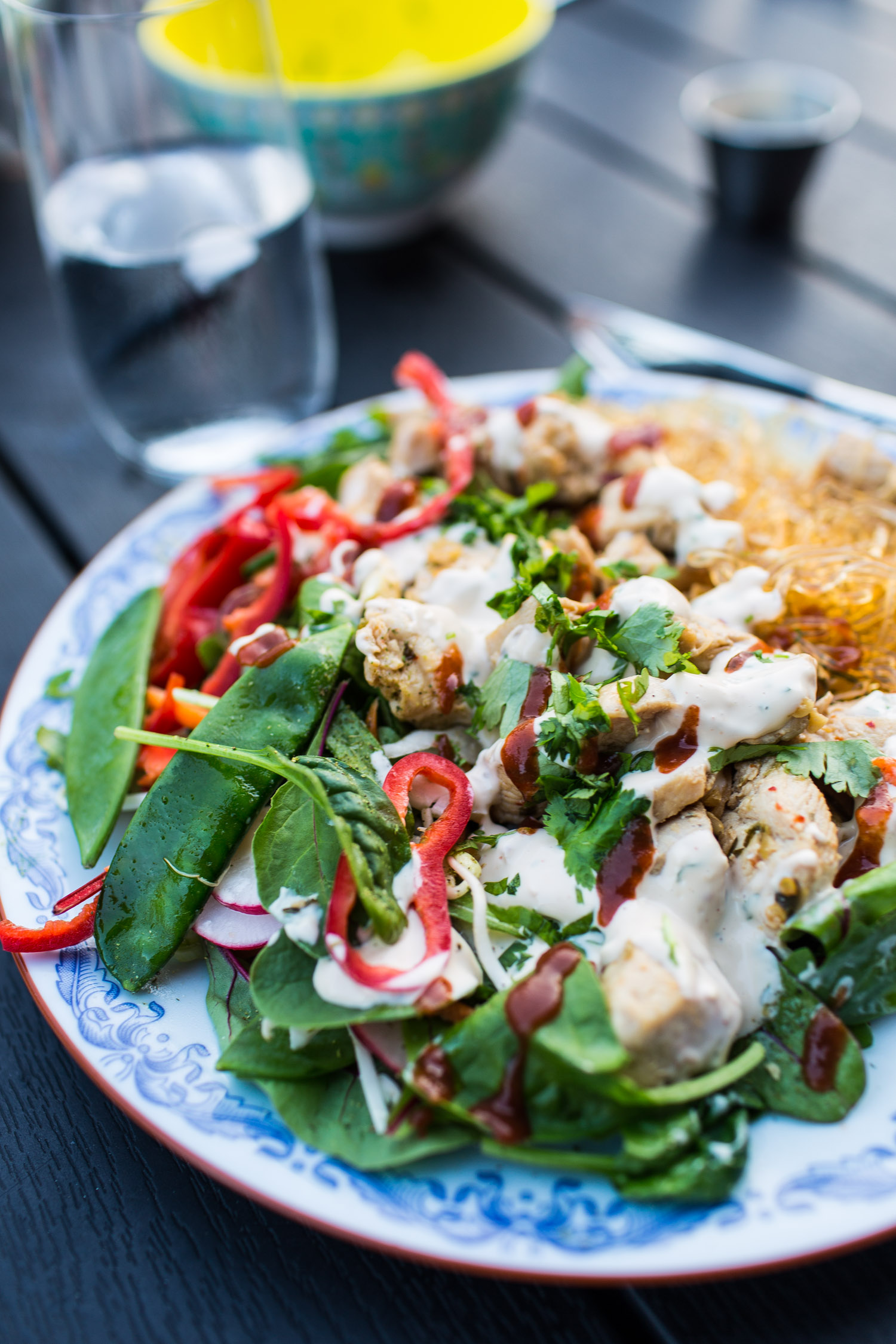 Thai kycklingsallad