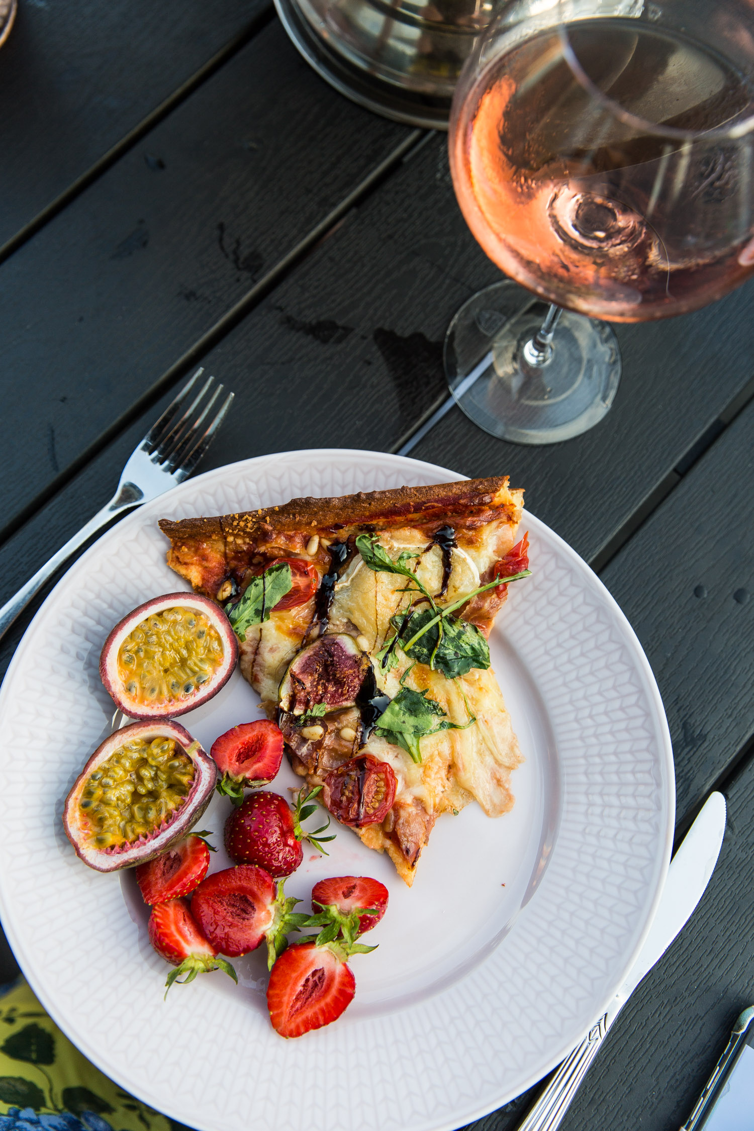 Pizza med chevre
