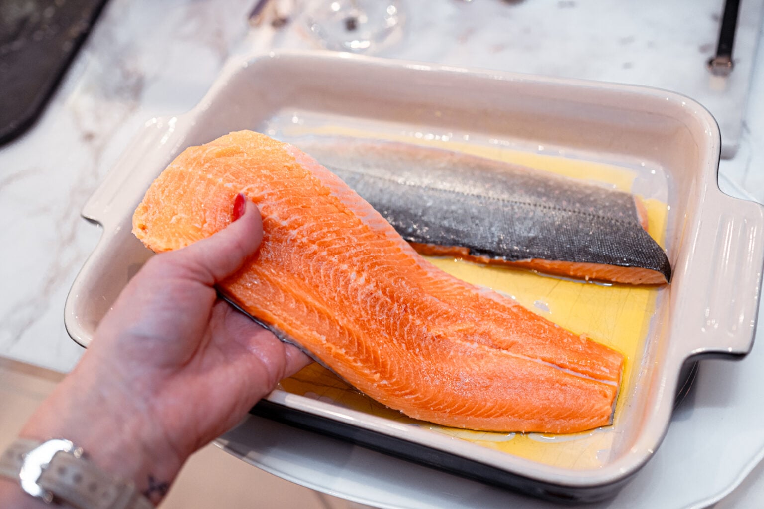 Ulf Röding Ugnsbakad röding med Lyxig fisksås med rom och gräslök - 56kilo ...