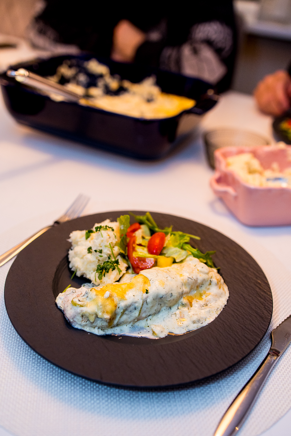 Pepparrotslax med blomkålsmos – lågkolhydratmiddag