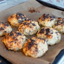 Ostbröd / Ostfrallor (glutenfritt, nötfritt)
