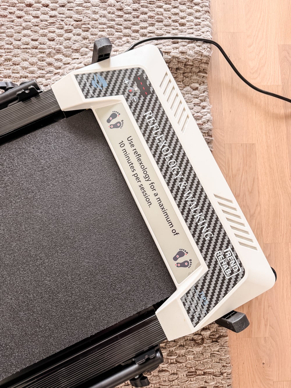 Zonterapi löpband med massagekulor för fötterna