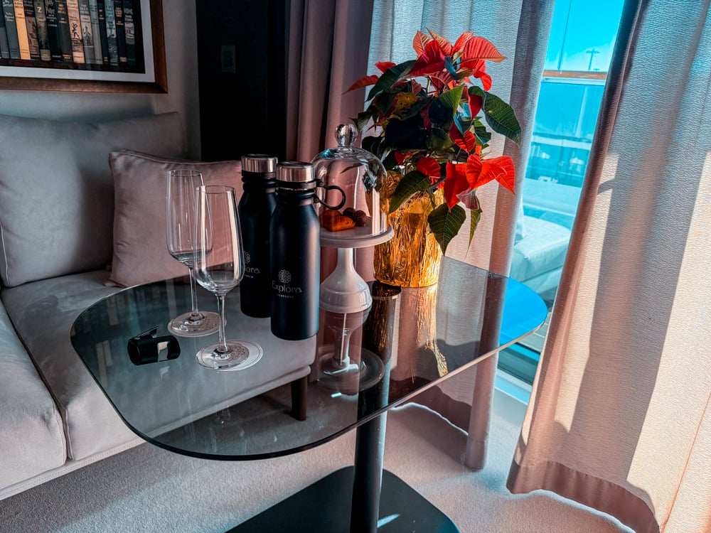 Svit på Explora II med stor balkong