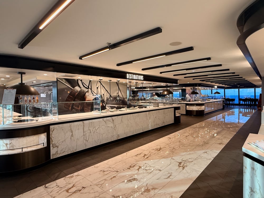 Matupplevelser ombord på Explora II