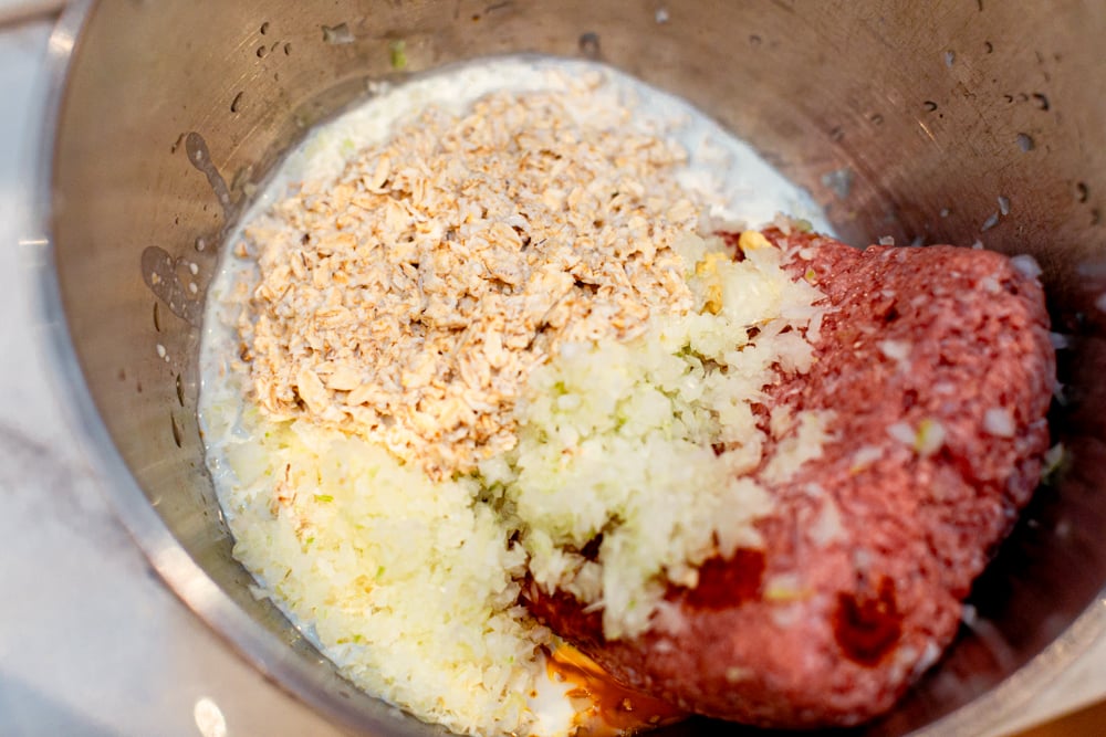 Hemlagade köttbullar på plåt